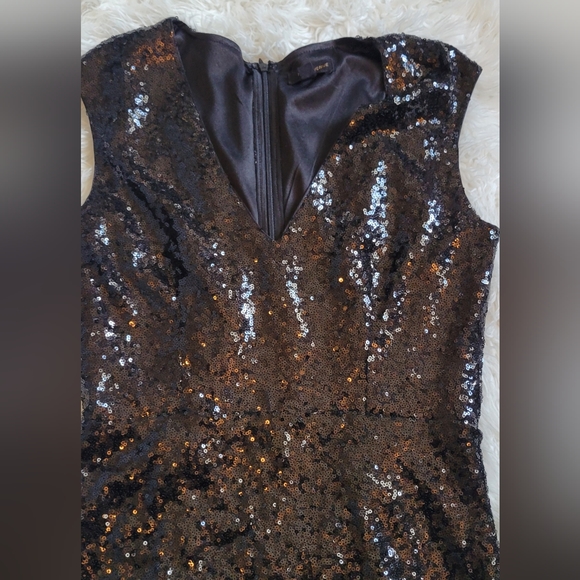 Miss Avenue Black Sequin Cocktail Dress - Picture 3 of 7